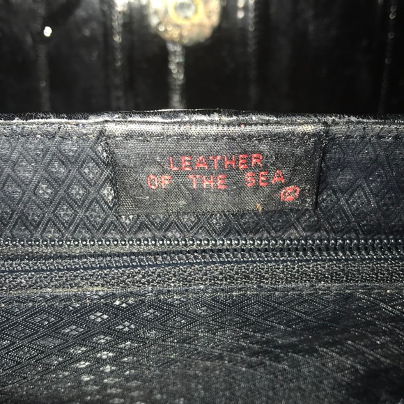 Eel skin purse or clutch vintage - Picture 6 of 8